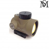 Red dot MRO dark earth milsim series (ms-125-de)