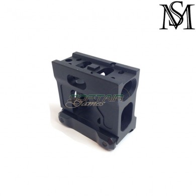 Fast micro mount unt style t1/t2 black milsim series (ms-130-bk)