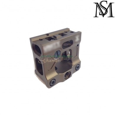 Fast micro mount unt style t1/t2 flat dark earth milsim series (ms-130-fde)
