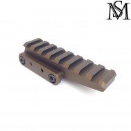 Fast scope/dot riser unt style flat dark earth milsim series (ms-131-fde)