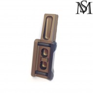 Fast scope/dot riser unt style flat dark earth milsim series (ms-131-fde)