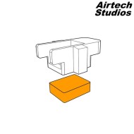 Tdc black trolley con m-nub r-hop & flat-hop per maxx gruppo hop up airtech studios (as-ait604005)