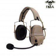 Fcs amp style noise reduction cuffie dark earth fma (fma-tb1372-de)
