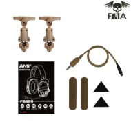 Fcs amp style noise reduction cuffie dark earth fma (fma-tb1372-de)