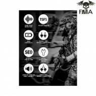 Fcs amp style noise reduction cuffie dark earth fma (fma-tb1372-de)