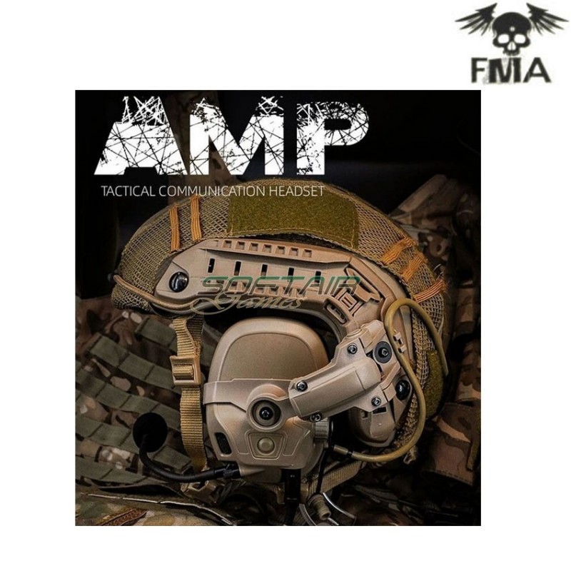 Fcs amp style noise reduction cuffie dark earth fma (fma-tb1372-de)