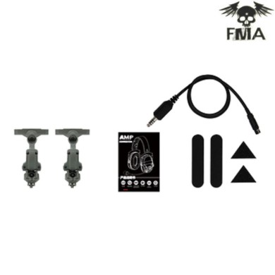 Fcs amp style noise reduction cuffie foliage green fma (fma-tb1372-fg)