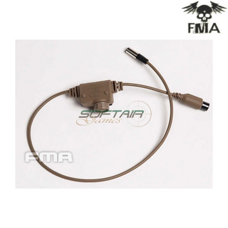 Fcs rac ptt mil. 5 pins dark earth per fcs148/tri148/tri152 radio fma (fma-tb1318b-de)