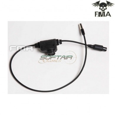 Fcs rac ptt mil. 5 pins black per fcs148/tri148/tri152 radio fma (fma-tb1318b-bk)