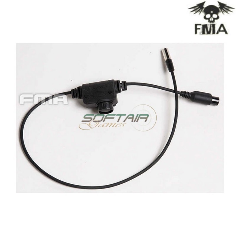 Fcs rac ptt mil. 5 pins black per fcs148/tri148/tri152 radio fma (fma-tb1318b-bk)