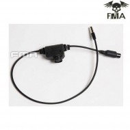 Fcs rac ptt mil. 5 pins black per fcs148/tri148/tri152 radio fma (fma-tb1318b-bk)