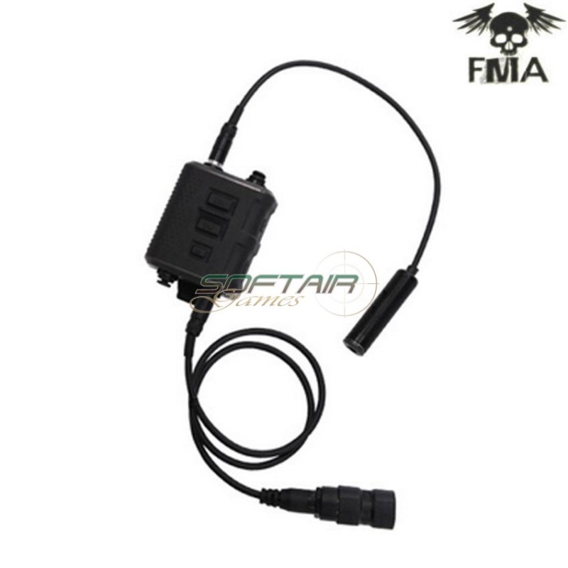 Fcs amp v60 ptt kit comtac3 black fma (fma-tb-fcs-012-bk)