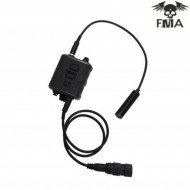 Fcs amp v60 ptt kit comtac3 black fma (fma-tb-fcs-012-bk)