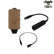 Fcs amp v20 ptt kit comtac3 KENWOOD dark earth fma (fma-tb-fcs-013-de-k)