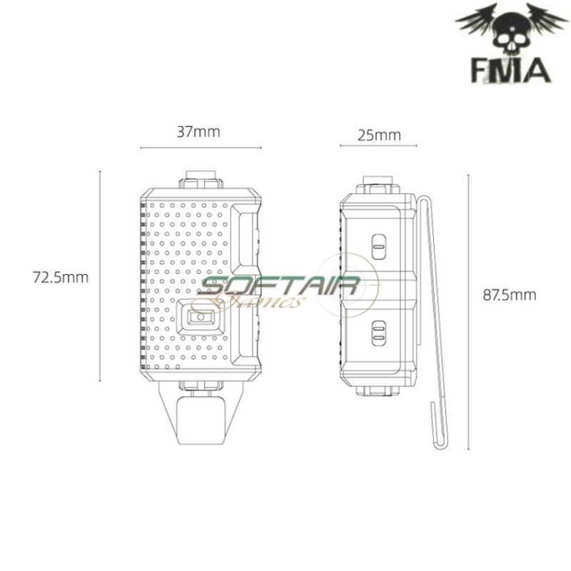 Fcs amp v20 ptt kit comtac3 KENWOOD dark earth fma (fma-tb-fcs-013-de-k)
