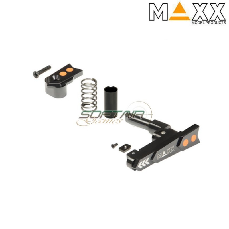 CNC aluminum advanced sgancio caricatore m4 STYLE A black maxx model (mx-mar001sab)