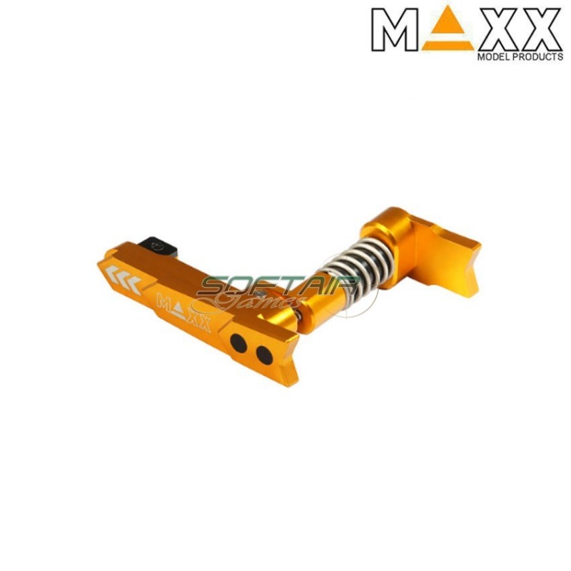 CNC aluminum advanced magazine release m4 STYLE A dark earth maxx model (mx-mar001sag)