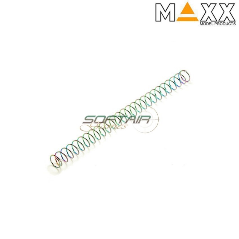 Molla rinculo in acciaio migliorata 150% per modello glock marui/we/kjw/vfc maxx model (mx-srs017-15)