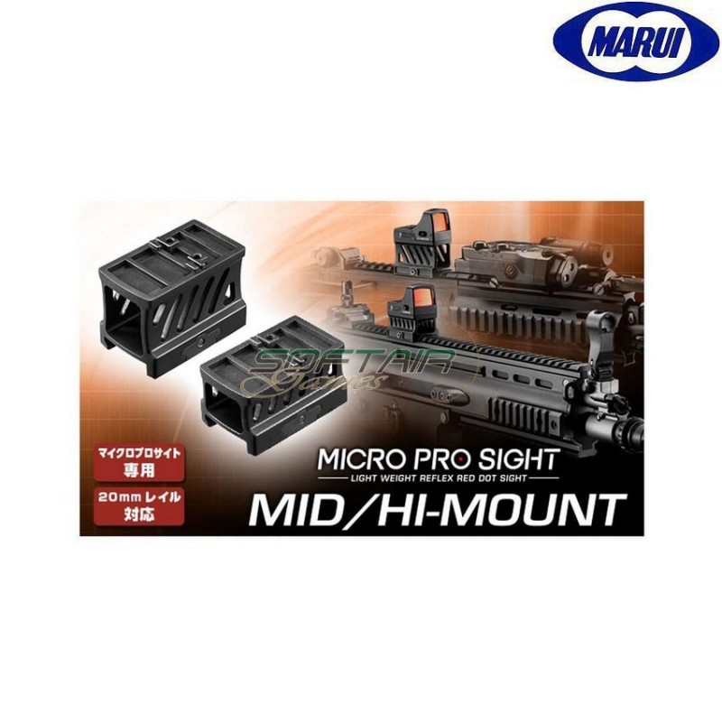 Micro pro sight scope middle/high mount black tokyo marui (tm-177261)
