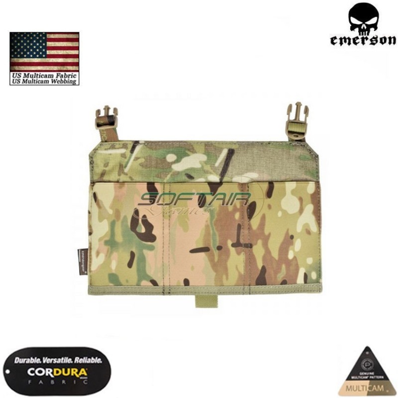 Tasca Panel Tripla Elastica M4 Per 419/420 Vest multicam® genuine usa Emerson (em6407mc)