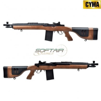Electric rifle m14 socom 16 wood cyma (cm032f-wd)