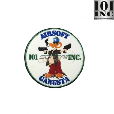 Patch 3d pvc airsoft gangsta 101 inc (inc-15043)