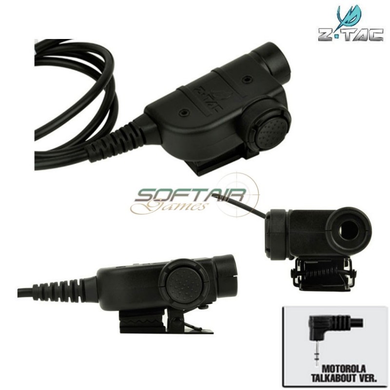 Silynx Style Ptt Military Standard Version motorola 1 pin Z-tactical (z125-moto1)
