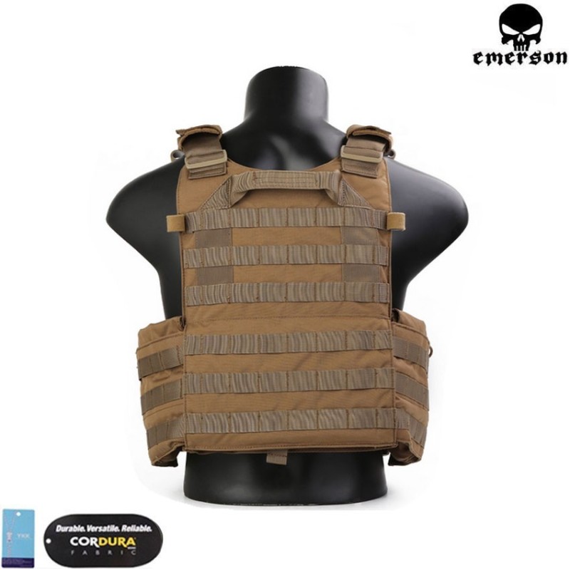 Plate carrier Quick Release 094K style coyote brown emerson (em7405cb)