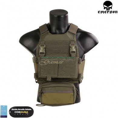 Vest fcs style ranger green c/mk chest rig set emerson (em7407rg)