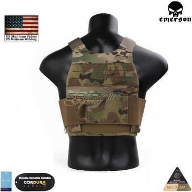 Vest fcs style multicam® genuine usa c/mk chest rig set emerson (em7407mc)