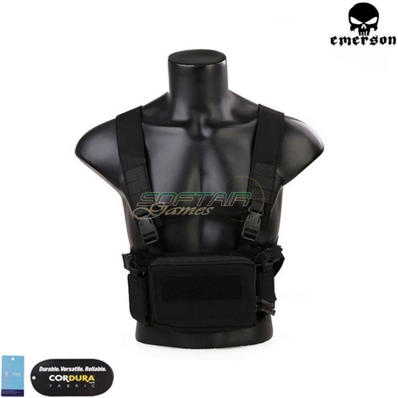 D3CR Micro chest rig black emerson (em9557b)