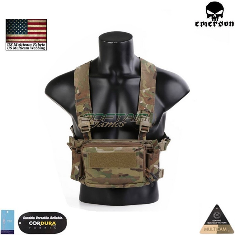D3CR Micro chest rig multicam® genuine usa emerson (em9557mc)