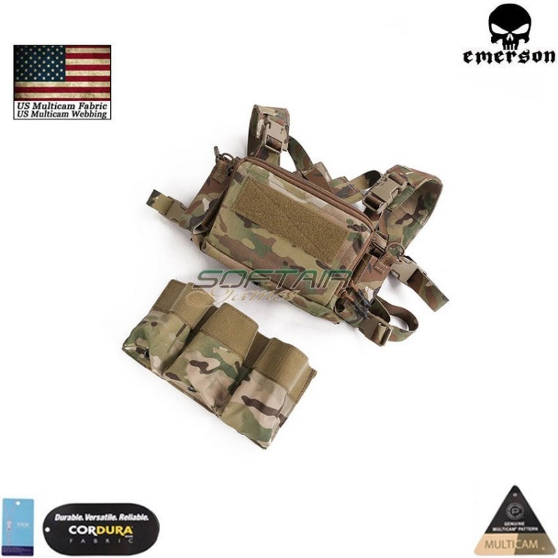D3CR Micro chest rig multicam® genuine usa emerson (em9557mc)