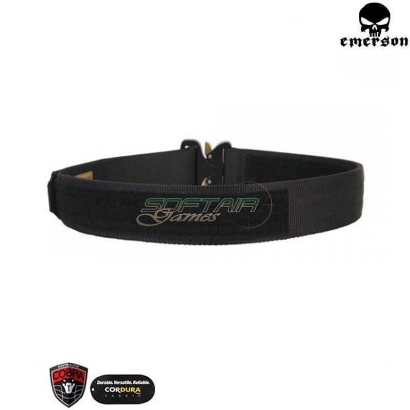 Cobra 1.75" Cintura Inner Blue Label Black Emerson (em9302b)