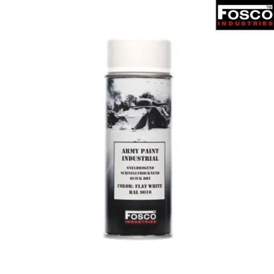 Spray Army Paint Flat White Fosco Industries (fo-469312-wh)
