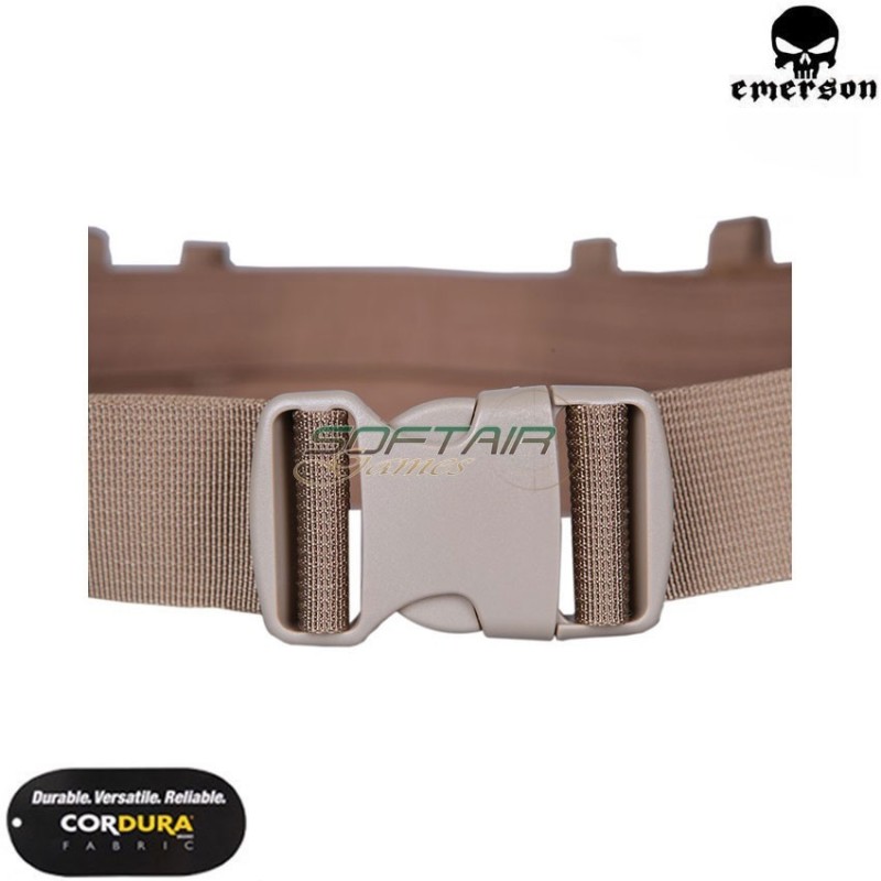 Cinturone cp style modular rigger's mrb coyote brown emerson (em9341cb)
