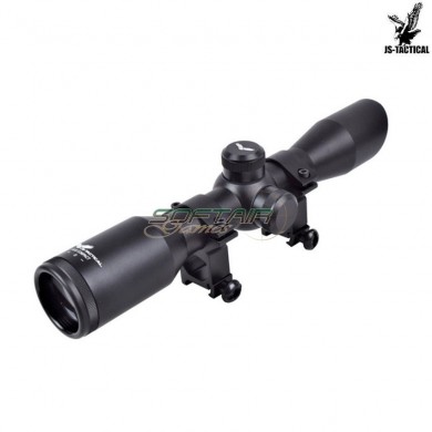 Ottica compact zoom 4x lente 32mm black js tactical (js-4x32compact)