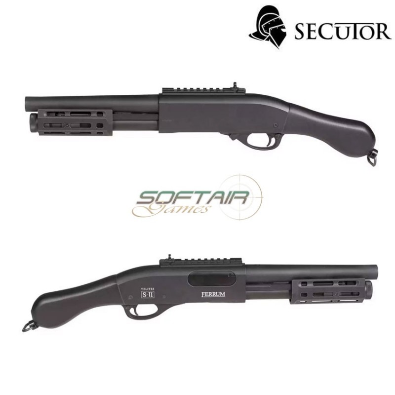 Fucile a molla pompa velites ferrum s-ii black secutor (sr-sav0027)