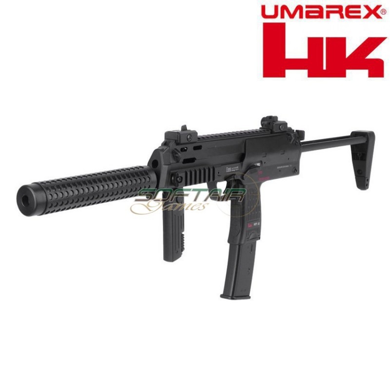 Mitraglietta Elettrica Mp7a1 C/silenziatore Black Smg Full Metal Version umarex (um-2.5701)
