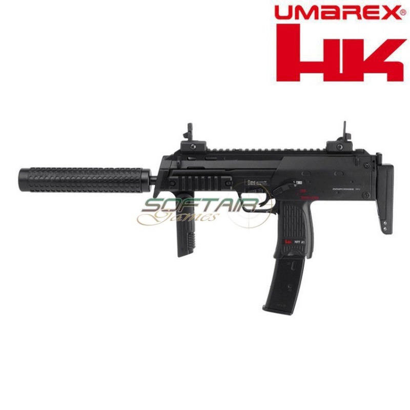 Mitraglietta Elettrica Mp7a1 C/silenziatore Black Smg Full Metal Version umarex (um-2.5701)