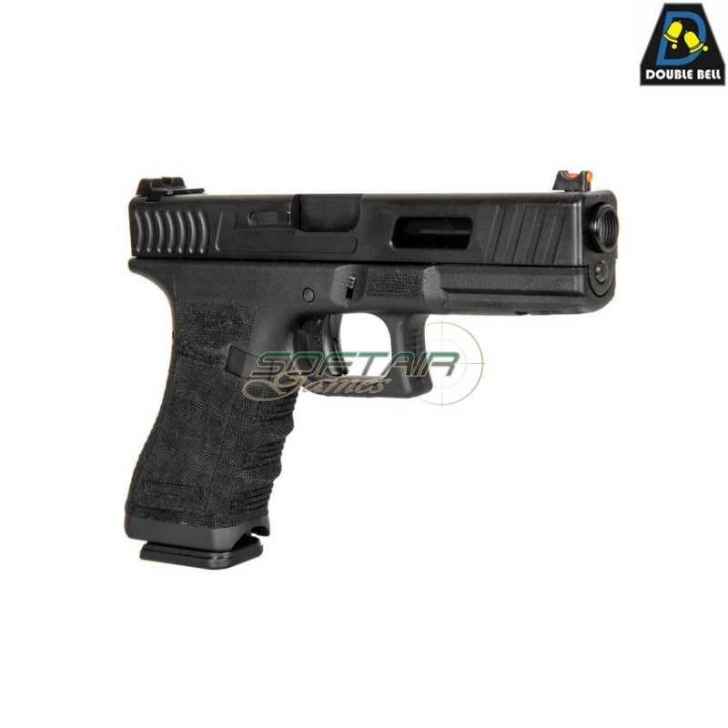 Pistola a CO2 mod.854 g17 style scarrellante black double bell (db-030581)