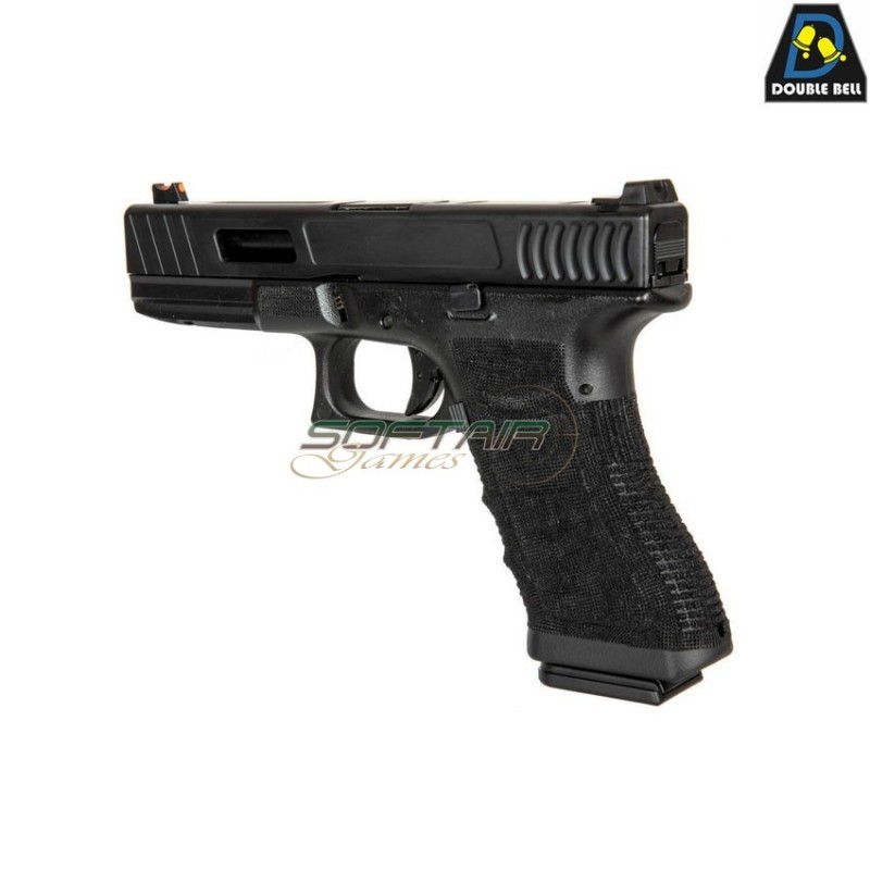 Pistola a CO2 mod.854 g17 style scarrellante black double bell (db-030581)