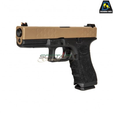 Co2 pistol mod.855 g17 style scarrellante two tone double bell (db-030583)