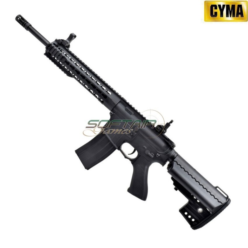 Electric rifle M4 KEYMOD 10" sport line black cyma (cm615)