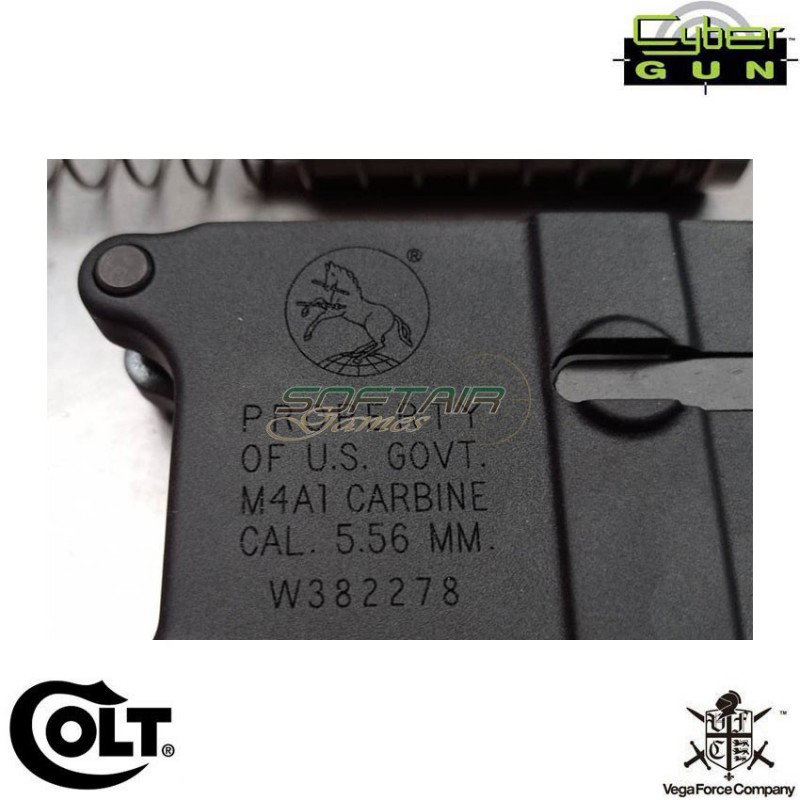NEW 2023 Version Fucile a Gas Colt M4A1 Ris GBBR Black VFC Cybergun (180559)