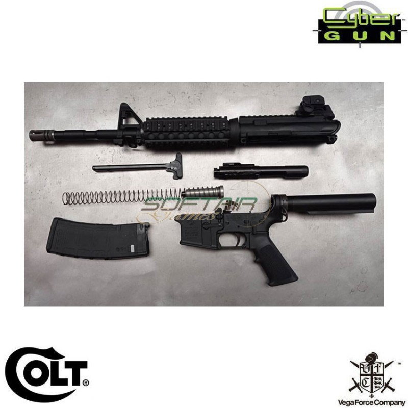 NEW 2023 Version Fucile a Gas Colt M4A1 Ris GBBR Black VFC Cybergun (180559)