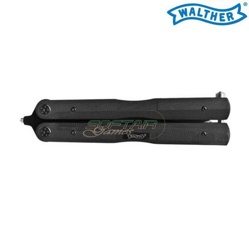 Butterfly knife with case walther (um-5.0731x)