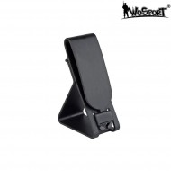 Headset holder for belt black wosport (wo-acc01b)