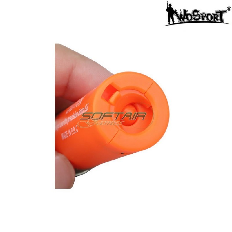 Set 6 pezzi cartuccia 1x15 arancione wosport (wo-ex15ar)
