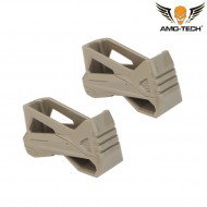 SET 2 pezzi dark earth estrattore caricatori 5.56 serie stanag amo-tech® (amt-wo-ex1203t)